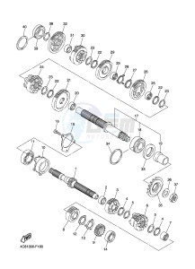 FZ8-S FZ8 FAZER 800 (42PG) drawing TRANSMISSION