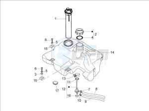 LXV 125 4T E3 drawing Fuel Tank