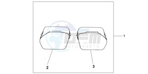 FES125 S-WING drawing TOPO BOX INNERBAG