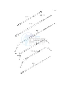 VN 800B [VULCAN 800 CLASSIC] (B6-B9) [VULCAN 800 CLASSIC] drawing CABLES