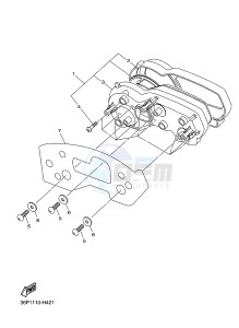 XJ6SA 600 DIVERSION (S-TYPE, ABS) (36DB 36DD) drawing METER