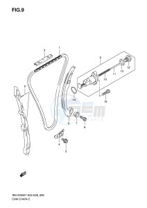 RM-Z250 (E3-E28) drawing CAM CHAIN