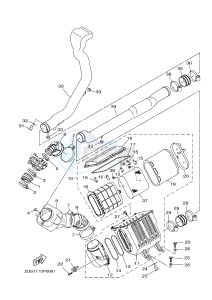 YXC700E YXC70VPHG VIKING VI EPS CAMO (B855) drawing INTAKE