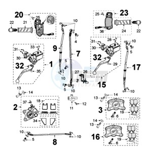 ELYSTAR IF2 EU drawing BRAKE SYSTEM