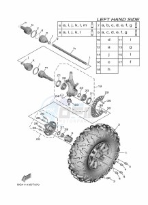 YXE850EN YXE85WPAK (B8K5) drawing FRONT WHEEL