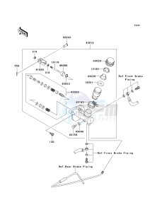 KAF 400 A [MULE 610 4X4] (A6F-AF) AAF drawing MASTER CYLINDER