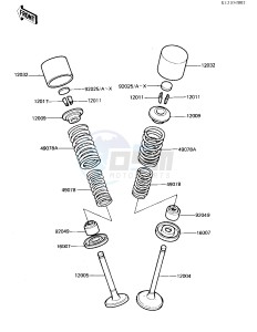 ZN 700 A [LTD SHAFT] (A1-A2) [LTD SHAFT] drawing VALVES