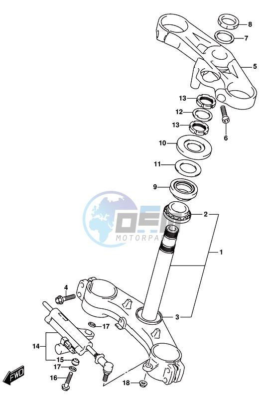 STEERING STEM (GSX-R1000RZL8 E21)