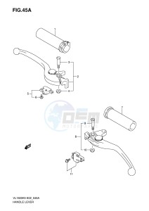 VL1500 (E2) drawing HANDLE LEVER (MODEL K7 K8 K9)