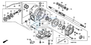 TRX250XA Europe Direct - (ED) drawing REAR FINAL GEAR