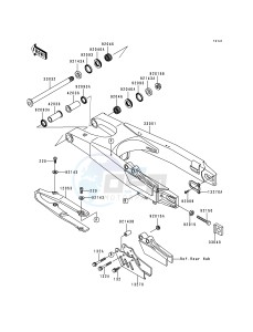 KX 125 K [KX125] (K5) [KX125] drawing SWINGARM