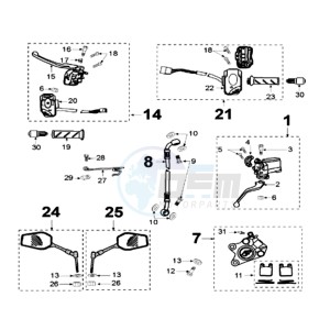 LUDIX 12 RSP2 drawing BRAKE CALIPER