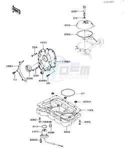 ZX 550 A [GPZ] (A1-A3) [GPZ] drawing BREATHER COVER_OIL PAN