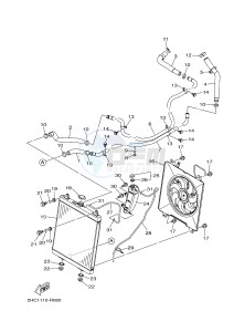 YXZ1000ES YXZ10YPSG YXZ1000R EPS SPECIAL EDITION (2HC1) drawing RADIATOR & HOSE