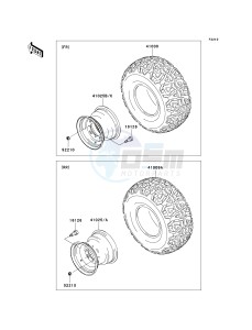 KAF 400 A [MULE 610 4X4] (A6F-AF) A7F drawing WHEELS_TIRES