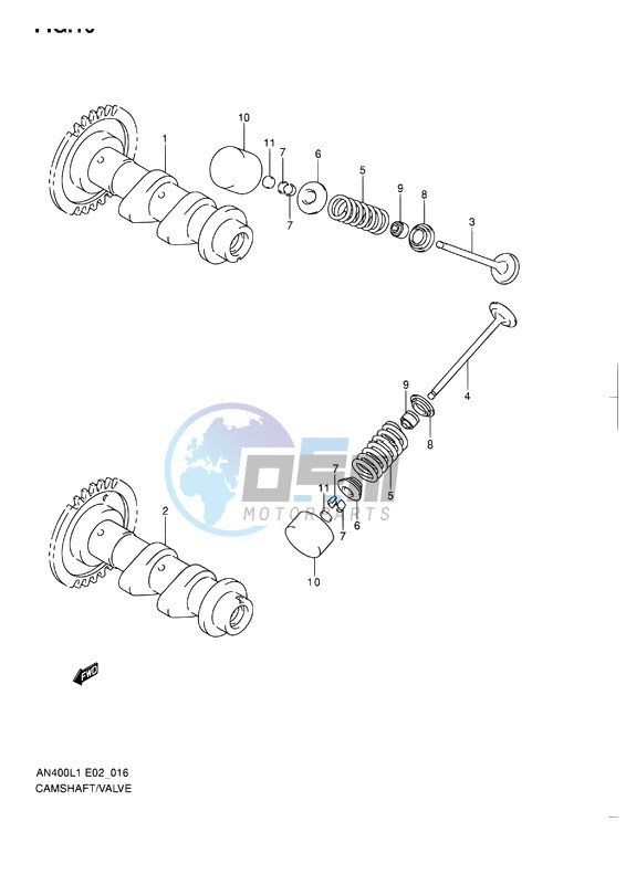 CAMSHAFT, VALVE