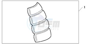 CBF600NA9 UK - (E / ABS MKH) drawing TANK PAD 2