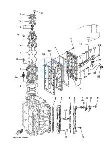 150FETOX drawing CYLINDER--CRANKCASE-2