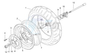 SR 50 H2O Di-Tech e2 drawing Front wheel