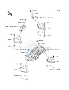 JET_SKI_STX-15F JT1500ACF EU drawing Engine Mount