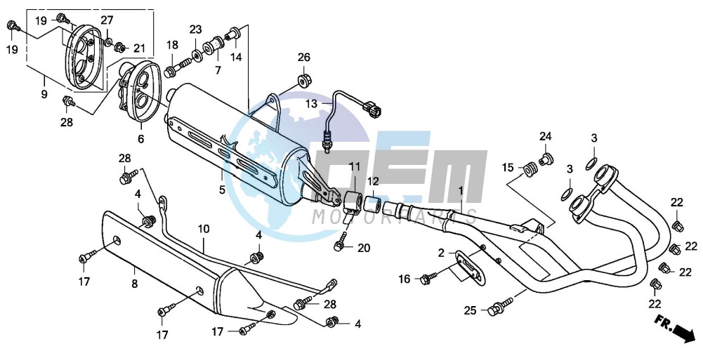 EXHAUST MUFFLER