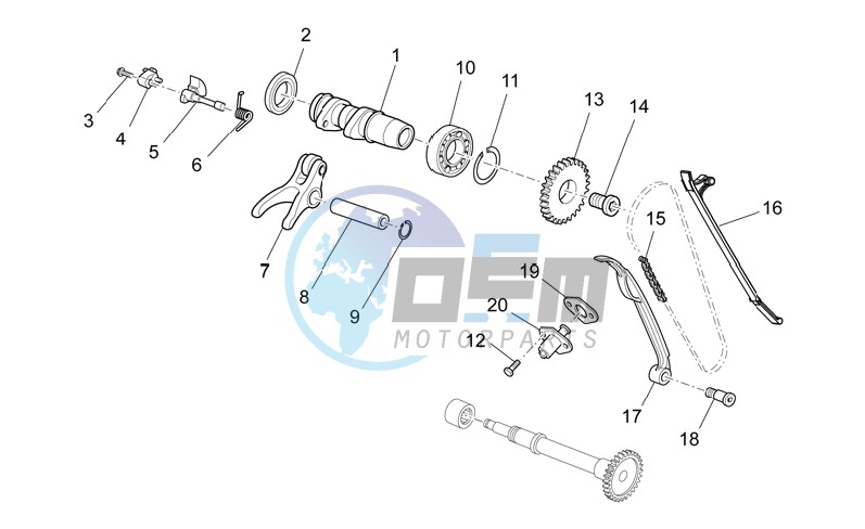 Front cylinder timing system