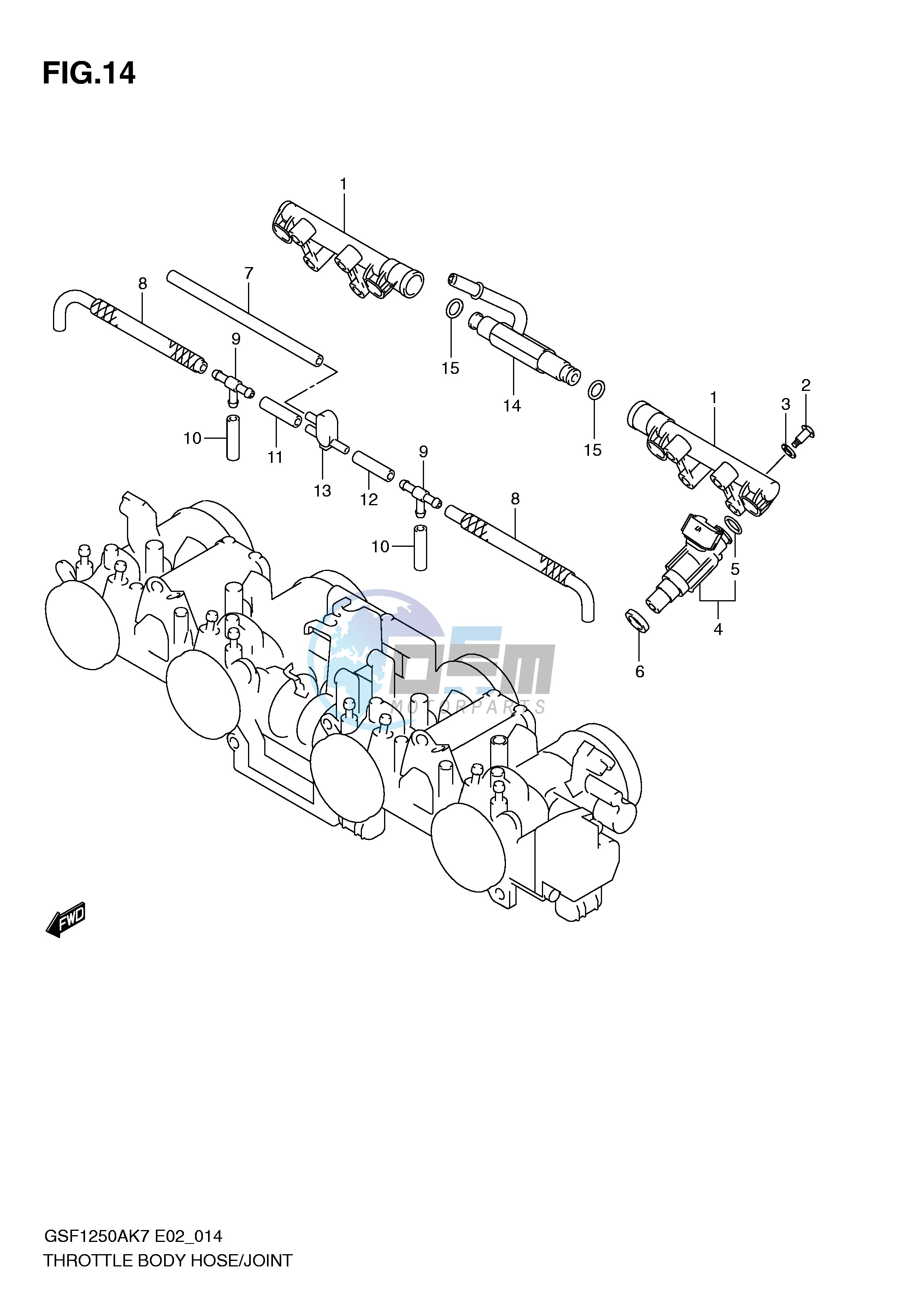 THROTTLE BODY HOSE JOINT