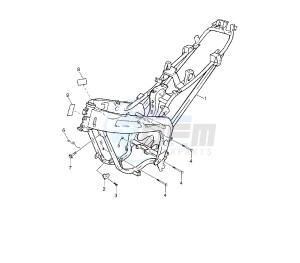 TZR 50 drawing FRAME