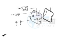 SH300 drawing CYLINDER HEAD COVER