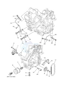 YFM700FWAD YFM7FGPB GRIZZLY 700 EPS (1HPD 1HPE) drawing OIL PUMP