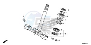 CBR650FE CBR650FE 2ED - (2ED) drawing STEERING STEM