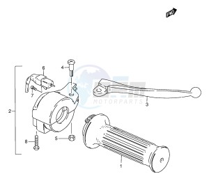 FZ50 (E1) drawing RIGHT HANDLE SWITCH (E1,E2,E16,E50)