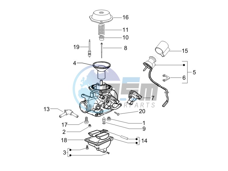 Carburetors components