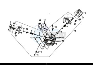 JET 14 (45 KM/H) (XC05W1-EU) (E4) (L8-M0) drawing CYLINDER HEAD