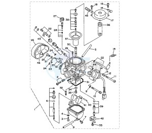 XC FLY ONE 150 drawing CARBURETOR