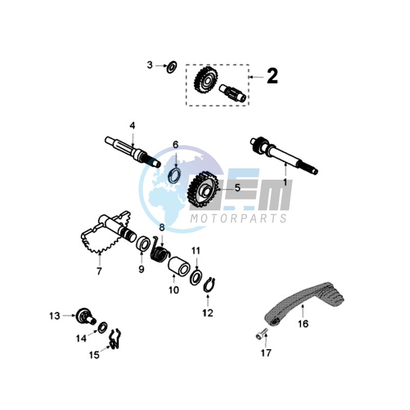 DRIVE SHAFTS / KICKSTARTER