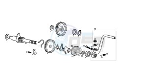 SENDA SM DRD RACING - 50 CC 2T EURO2 drawing CRANKSHAFT