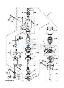 F115A drawing STARTER-MOTOR