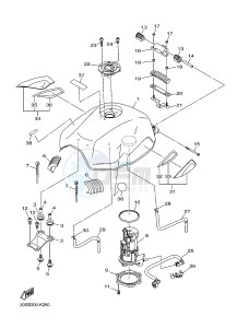 XJ6S 600 DIVERSION (S-TYPE) (36CJ 36CK) drawing FUEL TANK