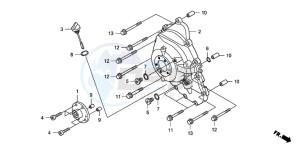 FJS400D SILVER WING drawing RIGHT CRANKCASE COVER