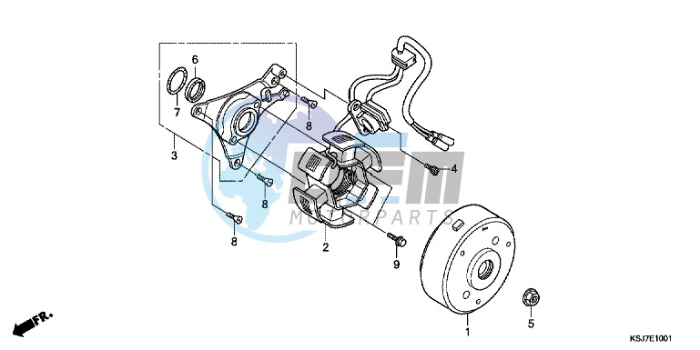 GENERATOR (CRF100F)