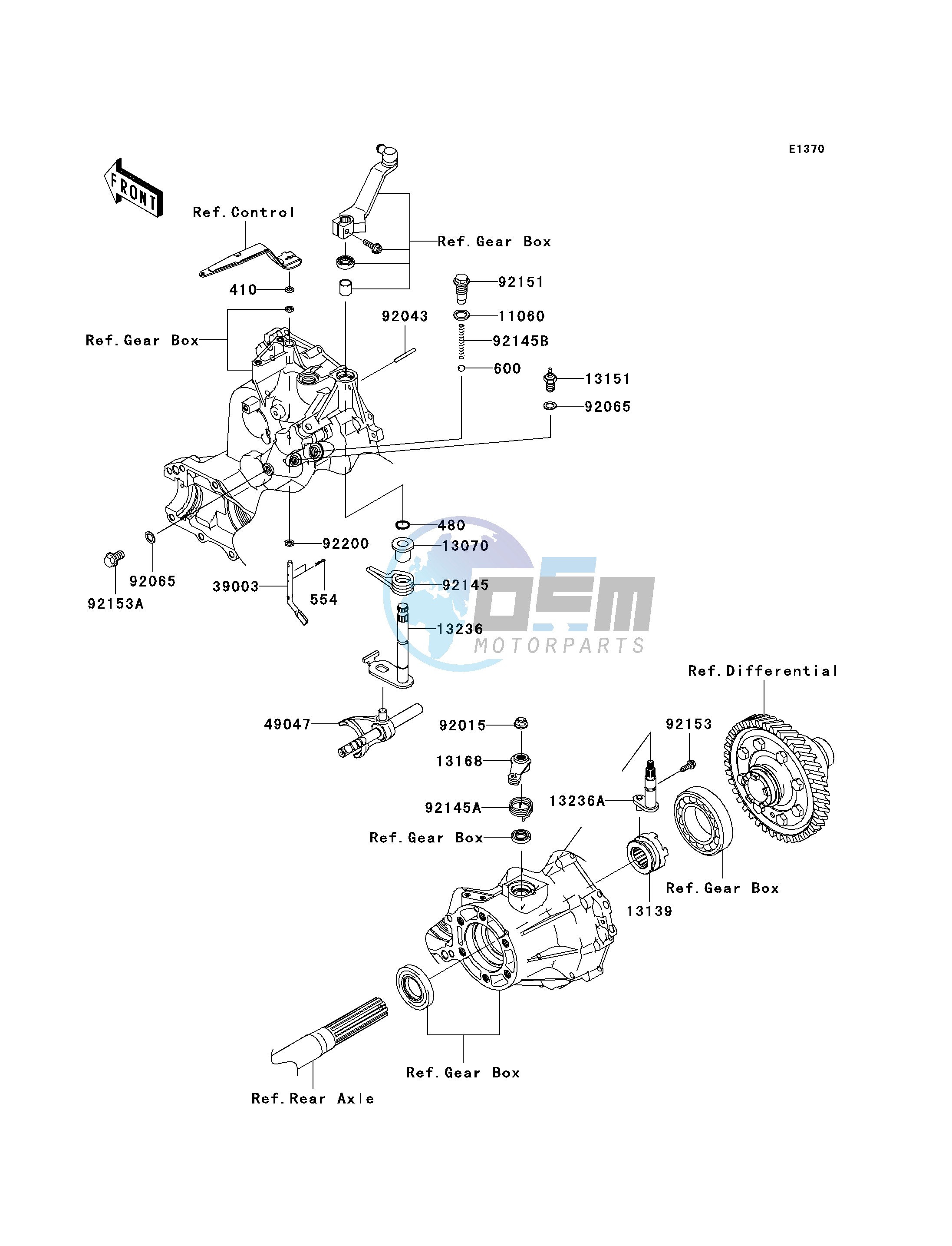 GEAR CHANGE MECHANISM