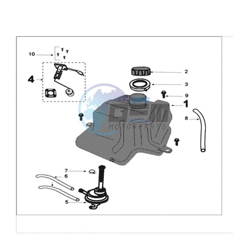 TANK AND FUEL PUMP