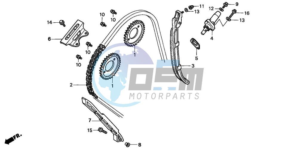 CAM CHAIN/TENSIONER