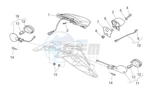 Griso V 8V 1200 drawing Taillight