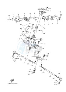 YFM700FWAD YFM7FGPSED GRIZZLY 700 EPS SPECIAL EDITION (1HPV 1HPX) drawing STEERING