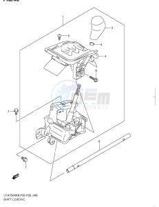 LT-A750X (P28-P33) drawing SHIFT LEVER (MODEL K8 K9)