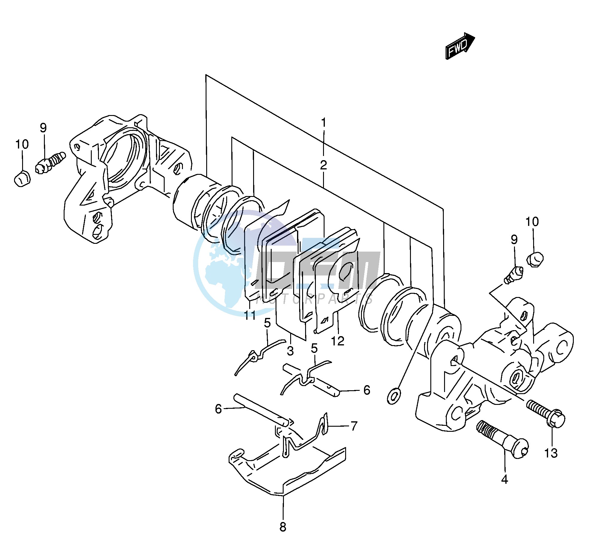 REAR CALIPER