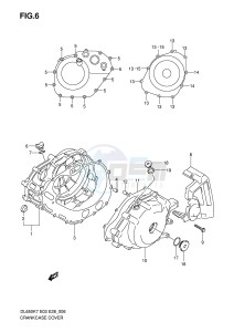 DL650 (E3-E28) V-Strom drawing CRANKCASE COVER