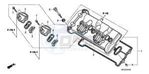 CB600FA39 Spain - (SP / ABS ST 25K) drawing CYLINDER HEAD COVER